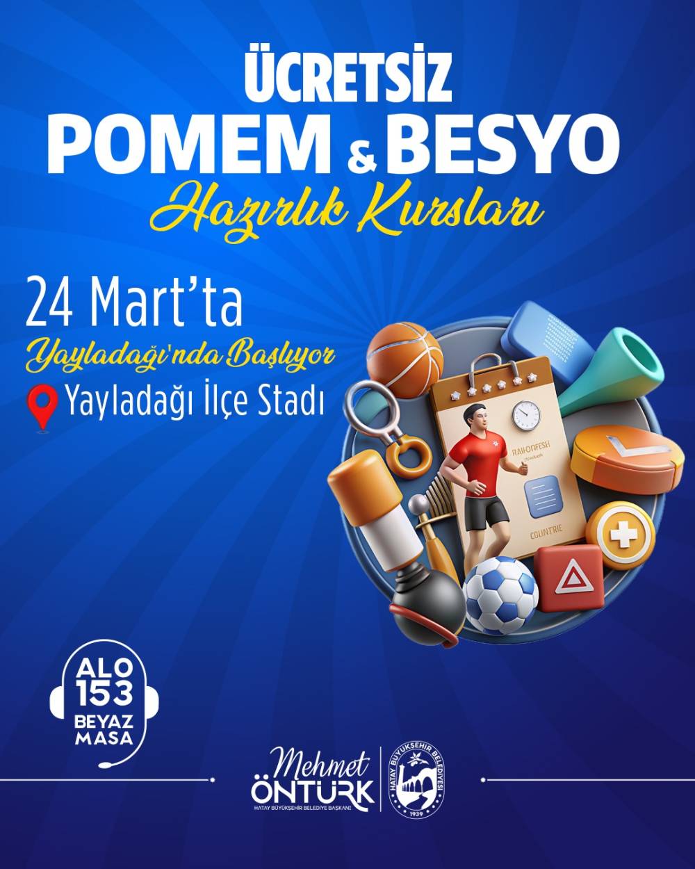 HBB’NİN ÜCRETSİZ POMEM VE BESYO KURSLARI YAYLADAĞI’NDA 